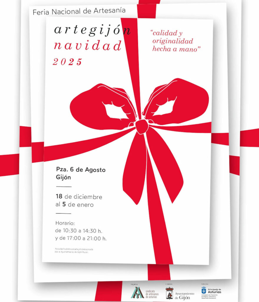 Feria de Artesanía ArteGijón Naviadad 2025.