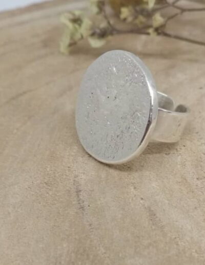 Anillo plata de primera ley hecho a medida