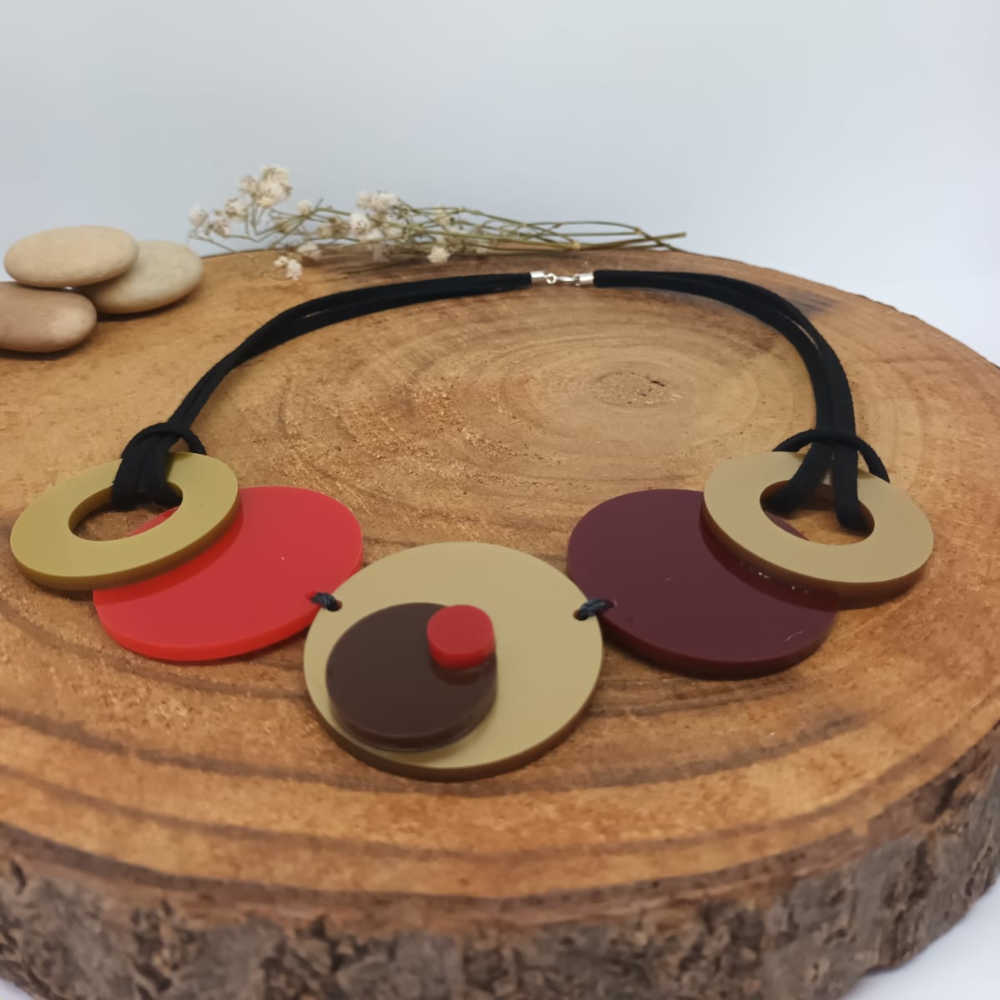 Collar Circle Dorado 1 de Ana Sandoval Joyas