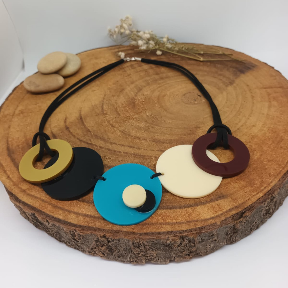 Collar Circle Turquesa 4. Variación del Collar Circle Turquesa